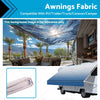 Trailer Truck Camper 13-16FT RV Awning Replacement Fabric