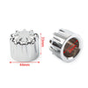 Harley Touring Softail Road King Dyna Chrome Front Axle Nut Cover