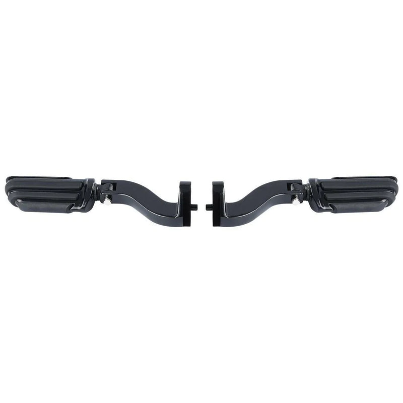 Harley Road Street Glide Black Rear Passenger Foot Pegs (1993-2020)