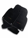Audi A1 LHD Carpet Black Germany Flag Floor Mats (2010-2018)