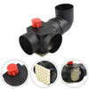 Diesel Heater Black 75mm Pipe Ducting Warm Air Outlet Vent Hose Clip