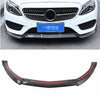 Benz C-Class W205 Carbon Fiber Style Front Bumper (2015-2018)