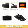 Jeep Black Amber Lens Front LED Side Marker Lights (2018-2023)