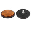 4x M6x1.0 Orange-Red Plastic Screw-Mount Reflective Motorcycle Reflector