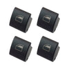 BMW E46 323i 325i 330i M3 328i 4 x Car Window Switch Button Caps (1998-2006)