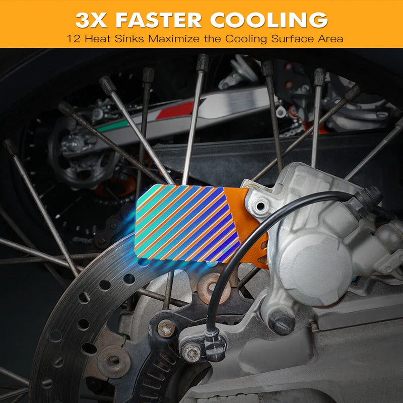 KTM 690 SMC R Rear Brake Caliper Cooler Heat Sink (2014-2023)