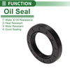 Make Model Oil Seal 42x65x10mm 5 Pcs NBR Rubber High Pressure Black