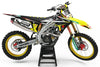 Suzuki RMZ 250 (2004-2006) FIRE STYLE Decals Custom Graphics Full Kit