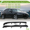 BMW E46 Headlight Eyebrow Headlamp Eyelid Covers (1998-2006)