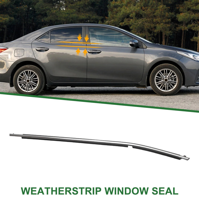 Toyota Corolla 1pc Rear Right Weatherstrip Window Seal (2014–2018)