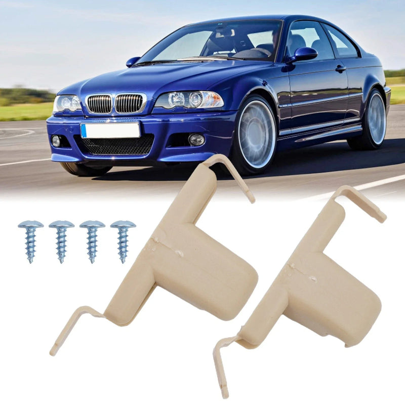 BMW 3 Series 5 Series 7 Series E46 E38 E39 E53 X5 ABS 2x Sun Visor Clip