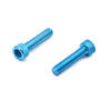 Motorcycle Auto Car 20pcs Blue M6x30 Hex Socket Bolts Screws