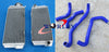 Honda ATC250R Aluminum Radiator + Black Hose (1985-1986)
