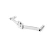 Motorcycle - Silver Aluminum Dual Way Gear Shift Lever Footrest Pedal Shifter