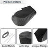 BMW 3 Series Black Carbon Fiber Grey Gear Shift Knob Cover (2004 - 2012)
