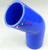 Car Silicone 45° Elbow Reducer Hose 64mm to 70mm