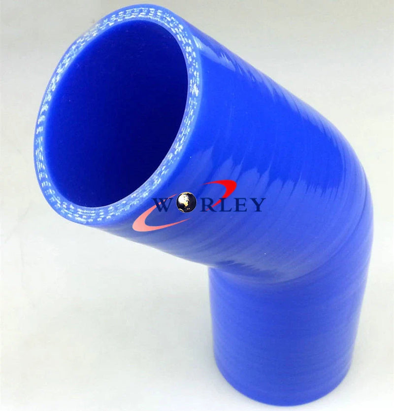 Car Silicone 45° Elbow Reducer Hose 64mm to 70mm