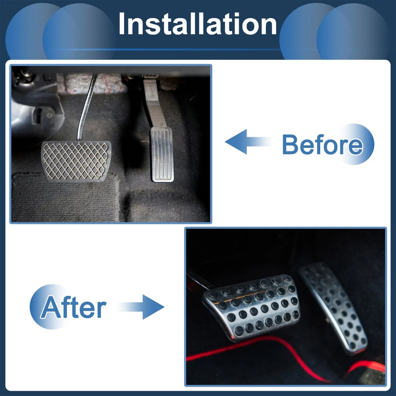 Jeep Wrangler Automatic Foot Accelerator Pedal Covers  Blue (2018-2024)