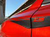 MG ZS (2018-2021) Matte Black Red Side Vent Door Cover Trim