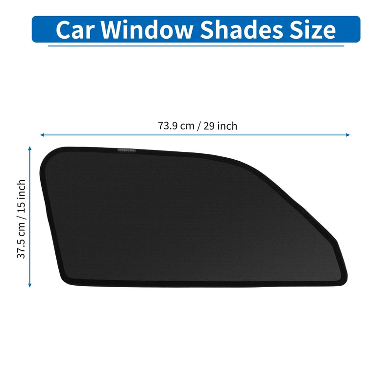 Honda Fit GR Series Driver & Passenger Side Black Window Cover Net
