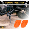 Universal Motorcycle 2 x Kickstand Pad / 3.54x2.36 / Support Plate