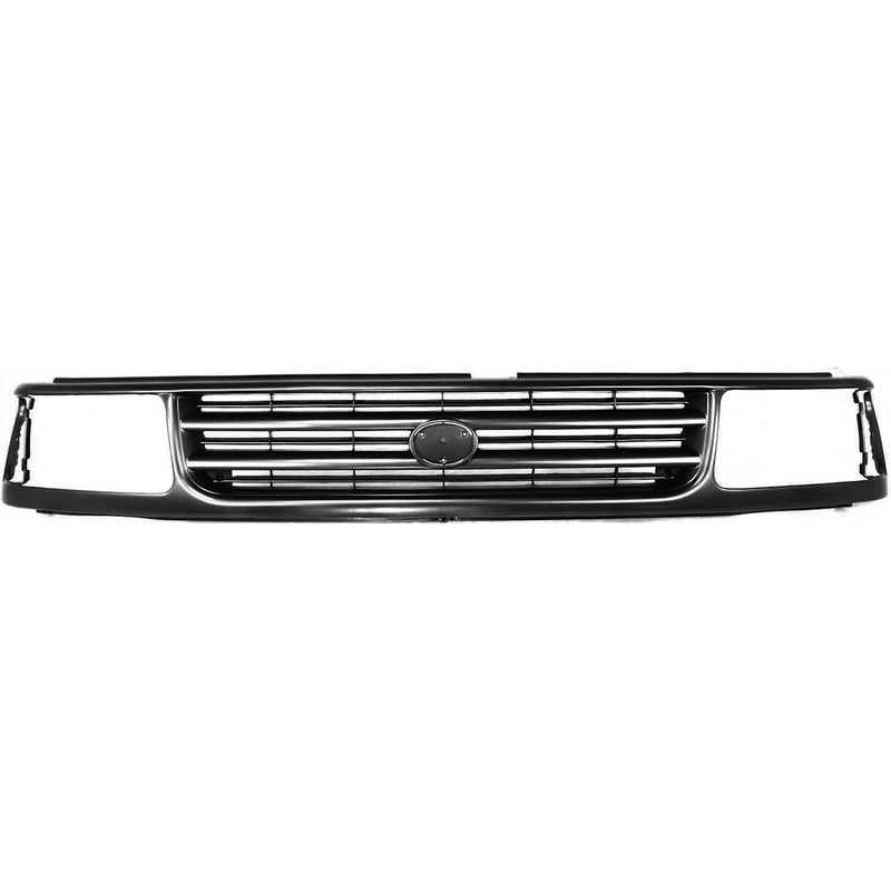 Grille For 93-98 Toyota T100 Gray Plastic