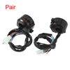 Motorbike Motorcycle 2 x Handle Bar Indicator Control Switch
