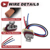Fiat 500X DRL Daytime Running Light Socket Wiring (2015-2020)
