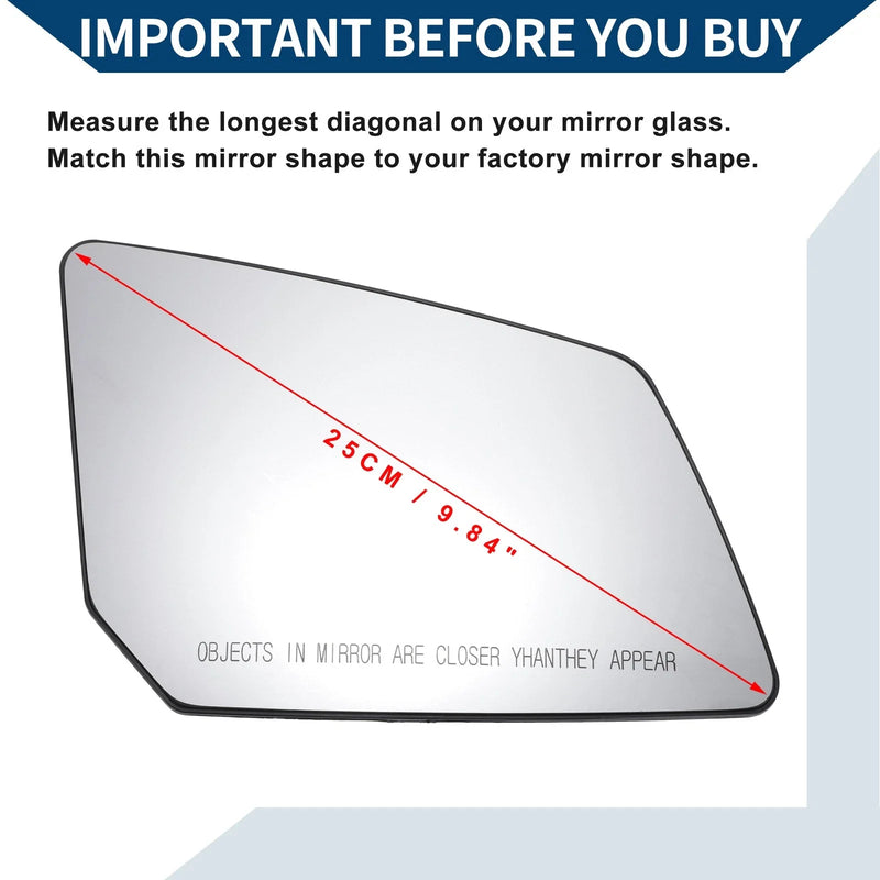Chevrolet Traverse Heated Right Side Mirror Glass Replacement