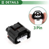 Toyota 3 Pin Waterproof Sensor Connector Plug Housing