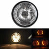 7" 35W Motorcycle Headlight Turn Signal Light w/ Bracket Mount