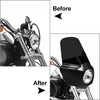 Harley Softail Street Bob 15" Black Headlight Fairing Windshield (18-24)