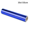 Dark Blue Car Mirror Vinyl Wrap Film Roll / 150x30cm /