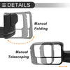 Toyota Tundra (2022-2023) 1 x Set Folding Towing Side Mirrors