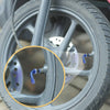 Motorcycle Blue 2 x 90 Degree Tire Valve Stems