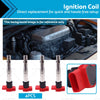 VW Golf Jetta Audi A4 A5 2.0 3.2 FSI TSI V6 V8 4x Ignition Coils