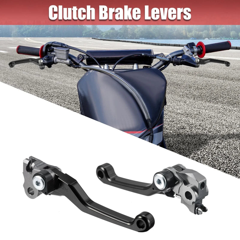 Honda CRF250R CRF450R Pair Brake Clutch Levers Black (2007–2020)