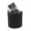 PIT Quad Dirt Bike ATV 32mm Black Angle Bent Foam Air Filter Pod