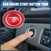 Toyota Vellfire 30 Series Engine Start Stop Button Cover Set Red (2015–2022)