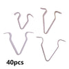Car Interior 40 Pcs Rivets Dashboard Trim Retainer Clips