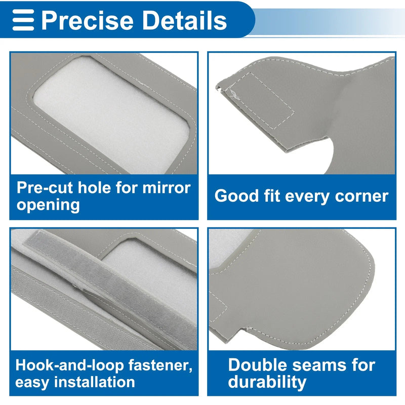 Ford Mustang (1994-2004) Left & Right Gray Sun Visor Covers