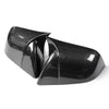 Tesla Model Y Horn Carbon Fiber Wing Side Mirror Cap Covers (2020–2024)