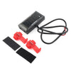 Green Motorcycle 12V Digital LED Voltmeter Gauge Panel