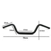 Honda Yamaha Suzuki 7/8'' 22mm Drag Handlebar Bar Black