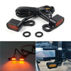 Harley Dyna Black Front Turn Signal Lights (1996-2017)