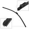 Ford Fiesta 3 x Car Front Rear Windscreen Wiper Blades Set (2008-2016)