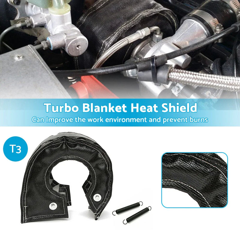 T3 T25 T28 GT25 GT30 GT32 GT35 Turbo Blanket Heat Shield Cover