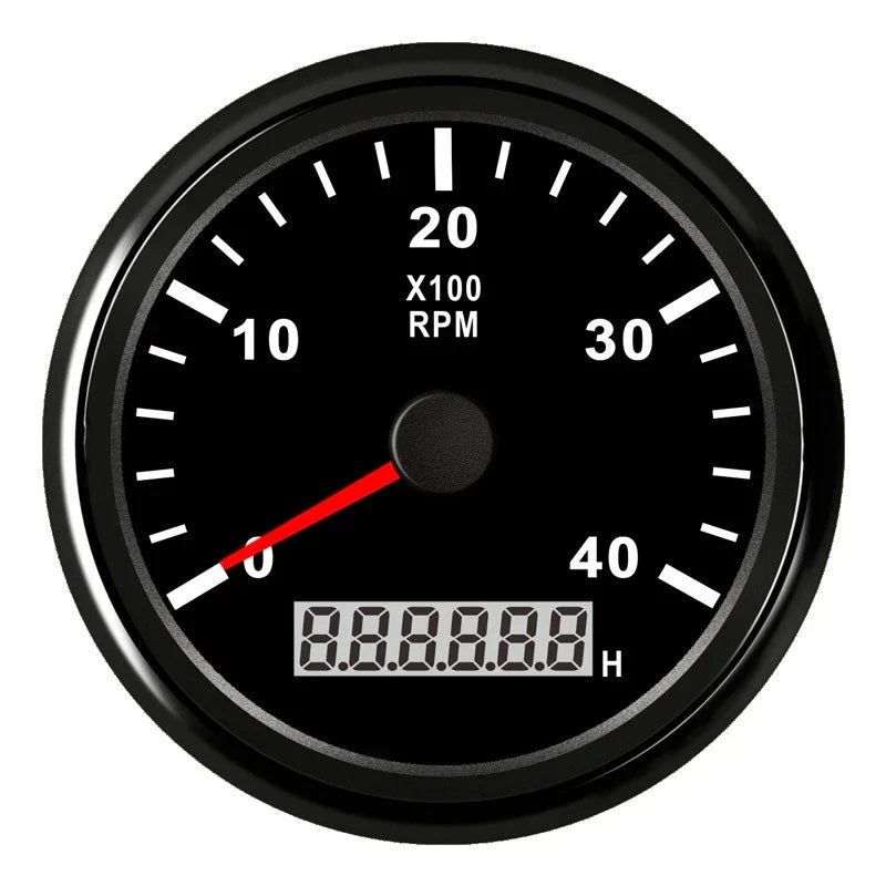 Car Boat Yacht 85MM Diesel Engine Tachometer Speedometer w/ RPM Sensor