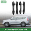 Toyota RAV4 Carbon Fiber Black Door Handle Cover Trim (2013-2018)