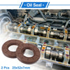Make Model Oil Seal 25x52x7mm 2 x Seal Ring Rotary Shaft Seal FKM Rubber